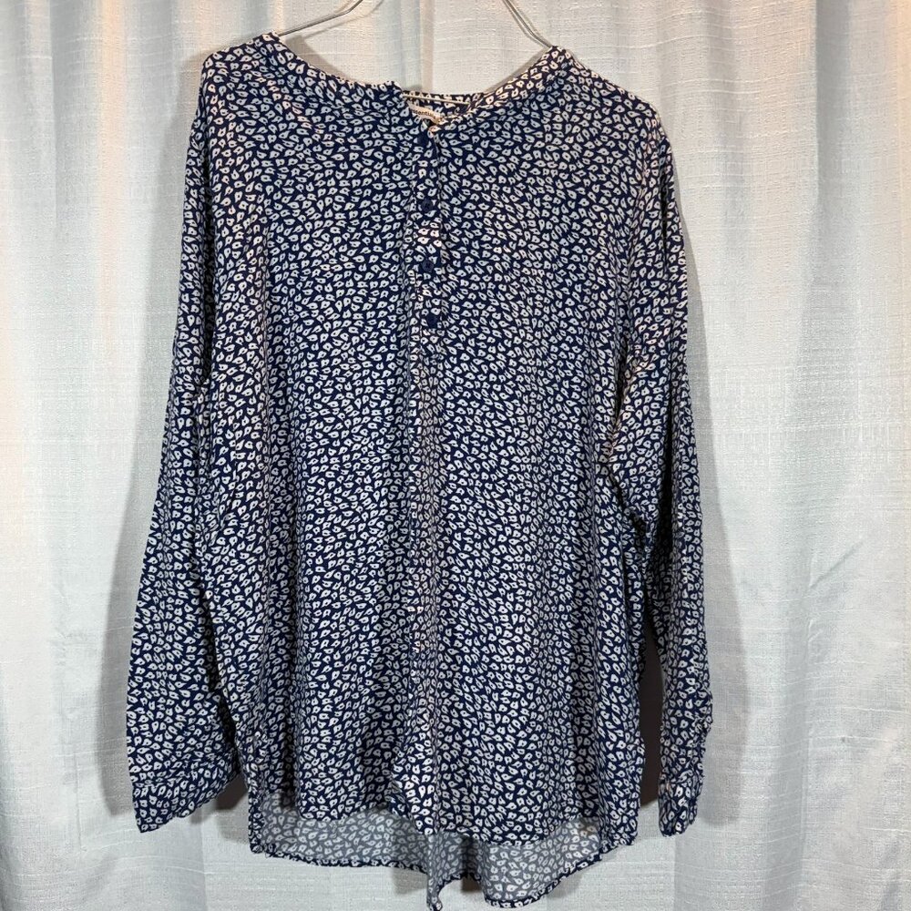Amazon Essentials Women's Long-Sleeve Woven Blouse - XXL